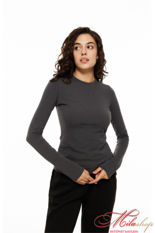 Женский лонгслив приталеннный утепленный Luna LC017l Roma